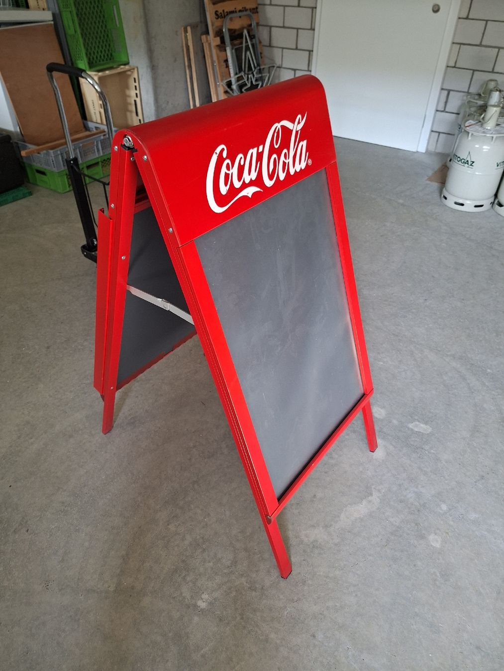 Staffeleien: Werbetafel Coca-Cola – Gebraucht aus Ebnat-Kappel von audiracing89