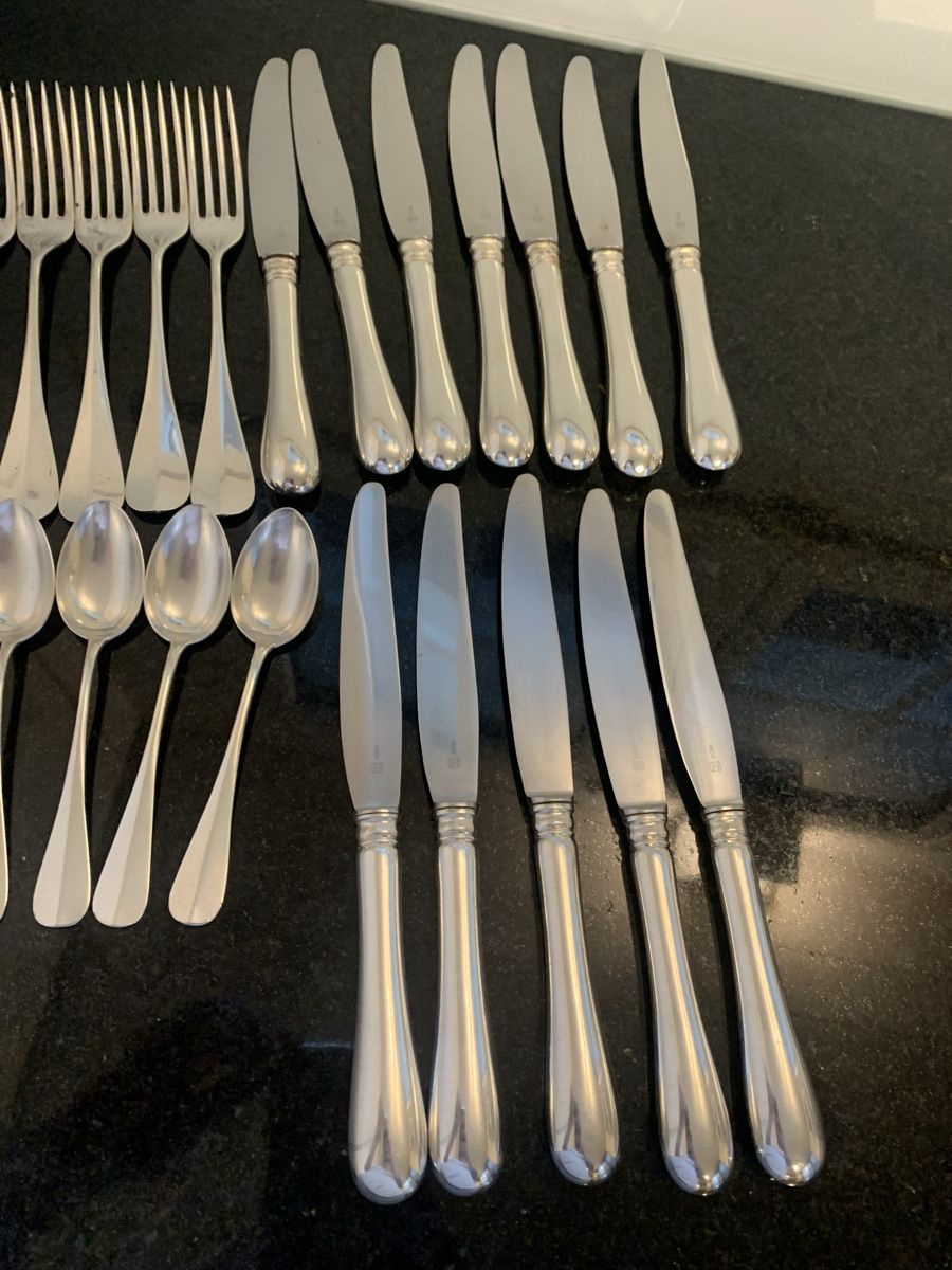 Jezler Set di posate: Besteck Jezler 800 Silber – Usato da Zollikofen venduto da ausmisten_at_home 3