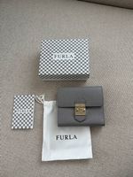 Furla Leder-Portemonnaie Grau inkl. Box & Dustbag