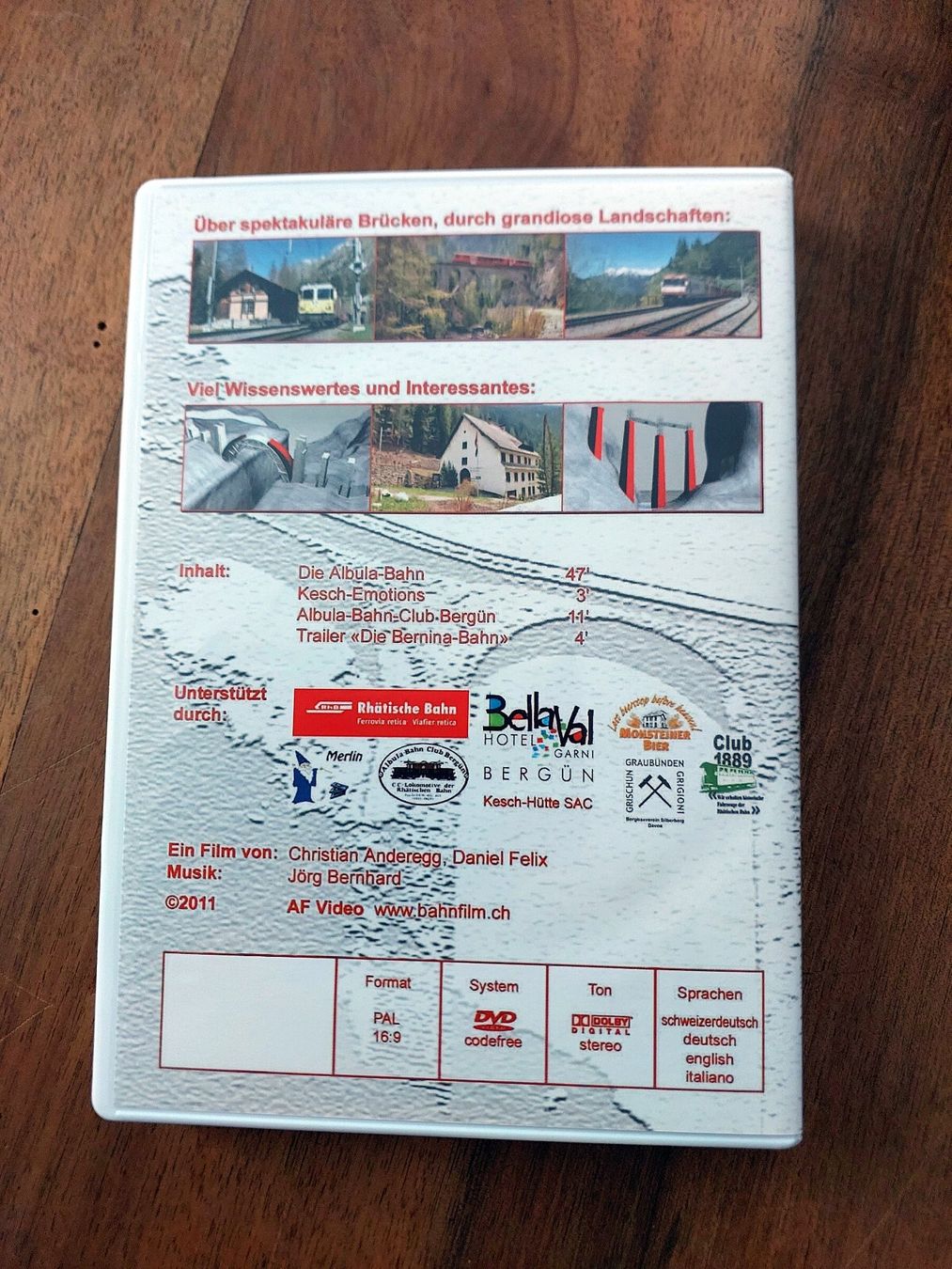 Alle DVDs: Die Albulabahn - Rhätische Bahn - DVD – Gebraucht aus Schönenwerd von Steidi 2