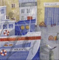 Serviette hausboot (d129) 2Stk.