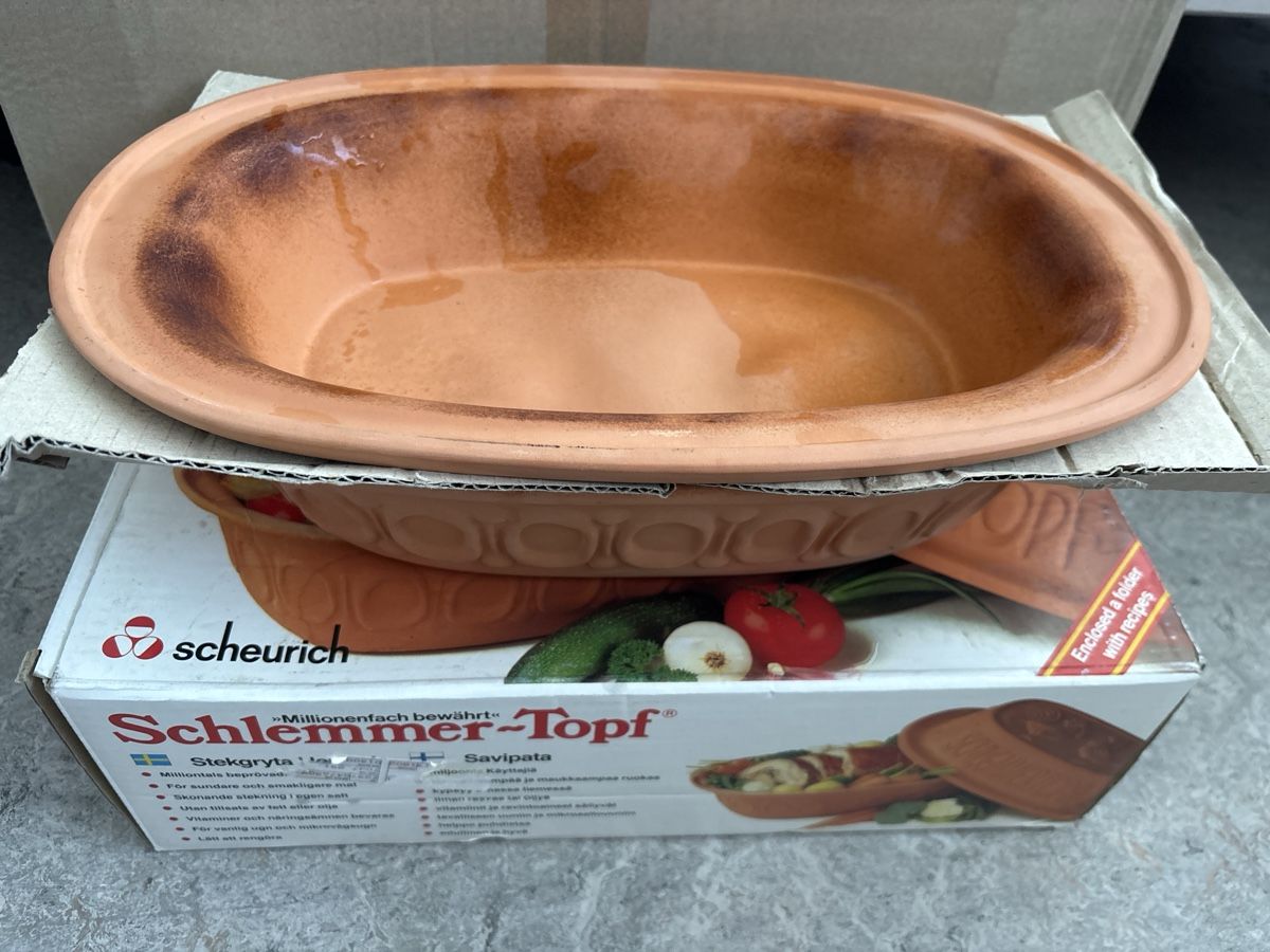 Elettrodomestici da cucina: Scheurich Schlemmer-Topf Terracotta Bräter Auflaufform mit D – Usato da Küsnacht ZH venduto da rus_g7dw 2