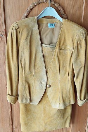 Leder Jacke mit Jupes