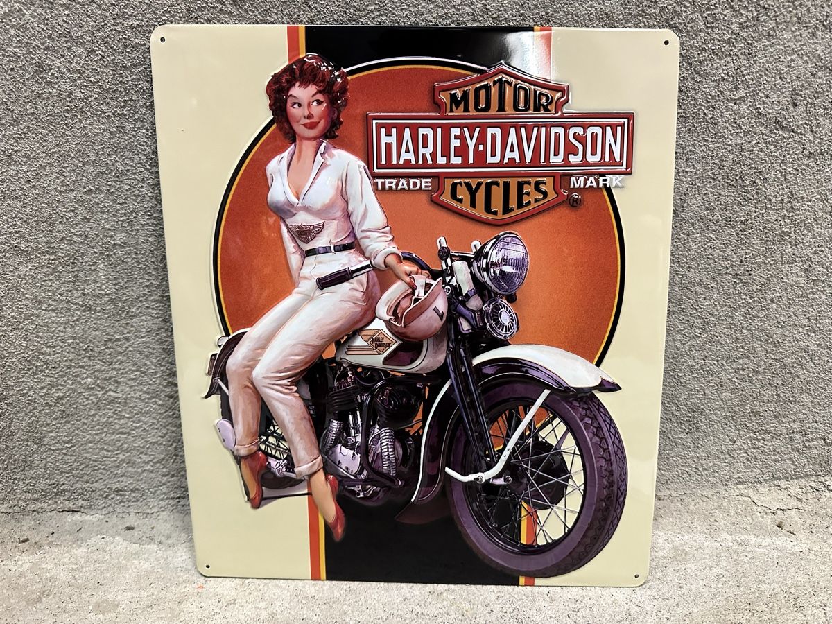 Insegne: Harley Davidson pin up original  – Nuovo (secondo la descrizione) da Reinach AG venduto da rares75