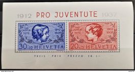 1937 PJ Erinnerungsblock 25 Jahre postfrisch** MiNr: Block 3