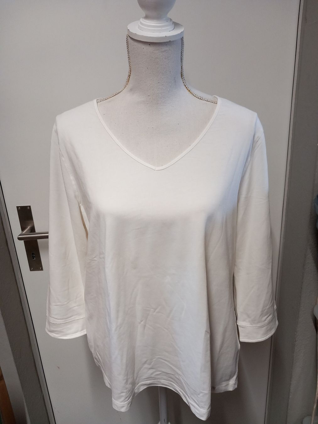 Nile T-shirt: NILE essential 3/4 Shirt Gr.L, weiss – Usato da Gwatt (Thun) venduto da umwelt-brocki