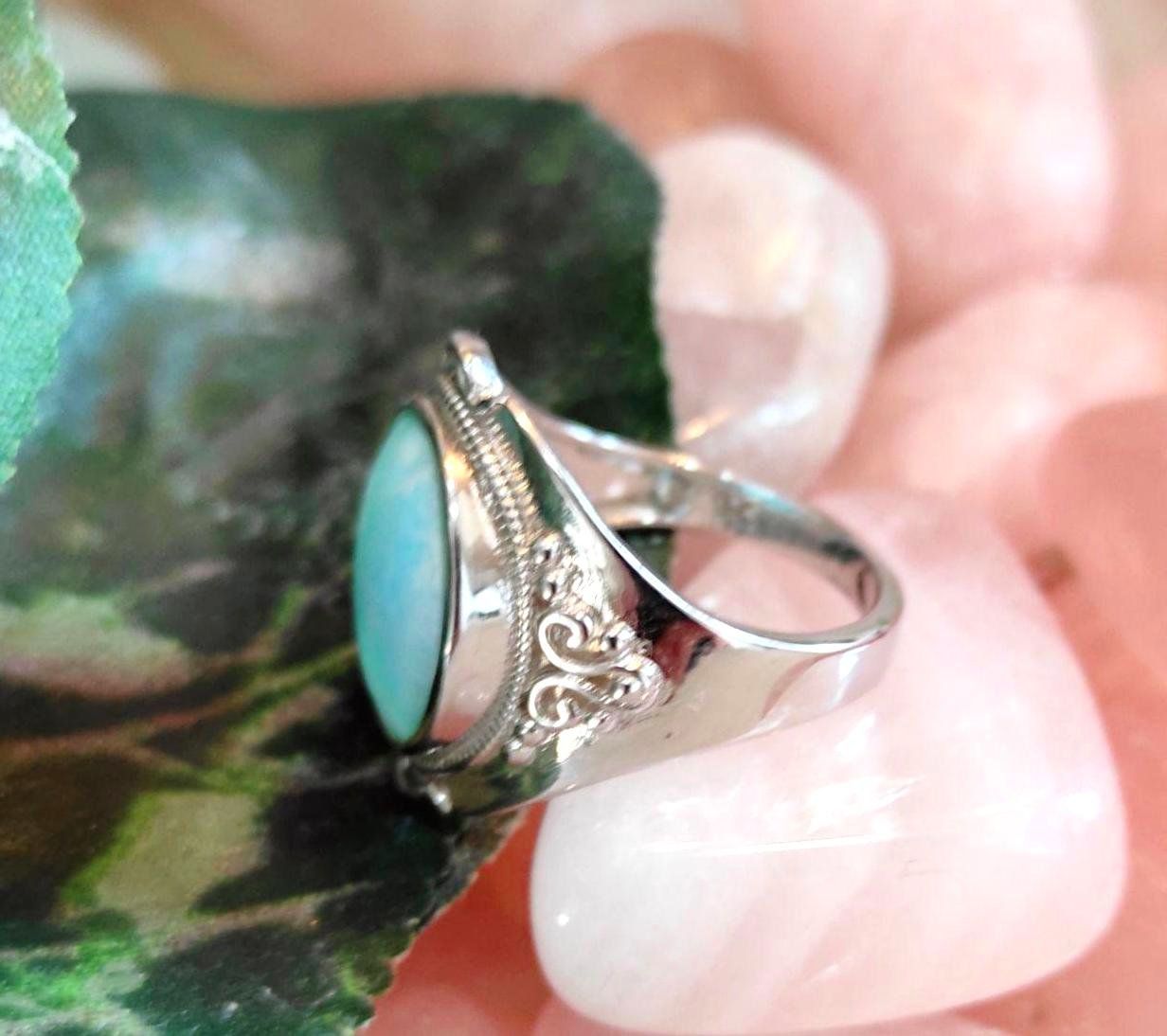 Ringe: HANDGEM. 925° PLATINUM PLÄITID LARIMARST.RING MP DM 18,5; 19 – Neu (gemäss Beschreibung) aus Weiningen ZH von actera 9