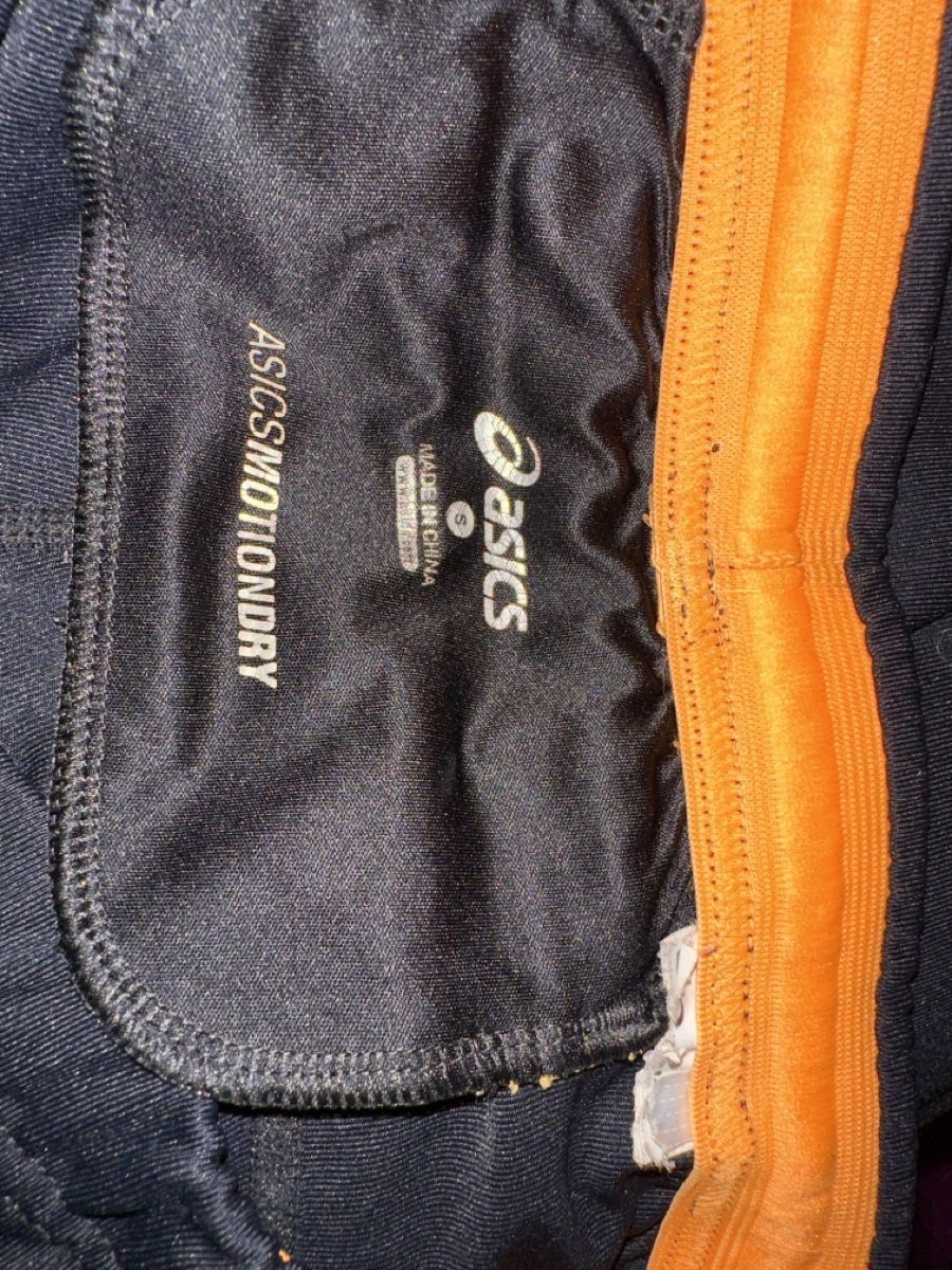 Asics Leggings: Asics Leggins Gr. S schwarz-orange – Usato da Wald AR venduto da sar_x867 2