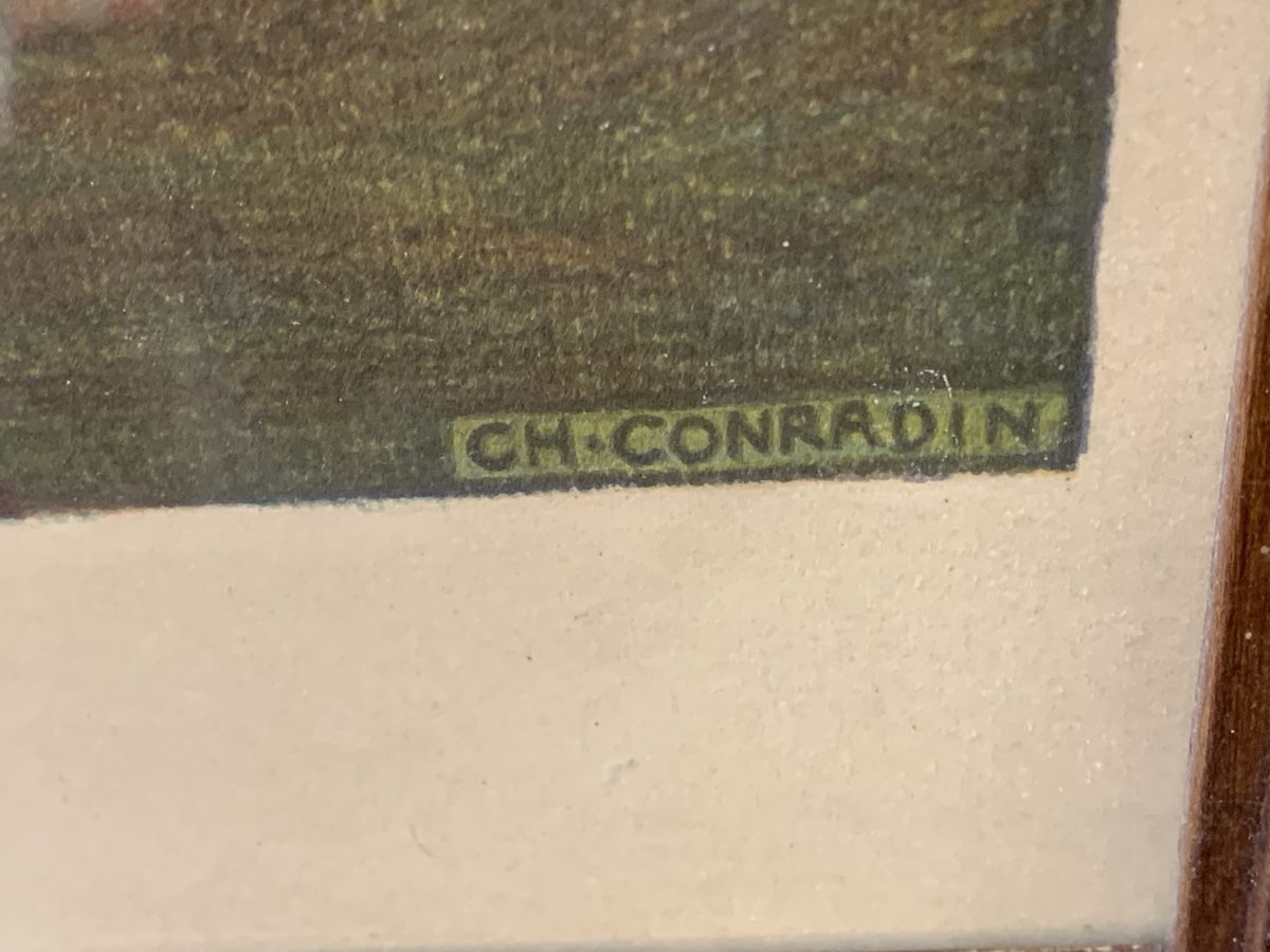 Grafica & Litografie: CONRADIN CHRISTIAN 1875-1917 Lithographie – Usato da Wolfhalden venduto da SecondAntique 2