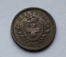 1872 1 Rappen -unz