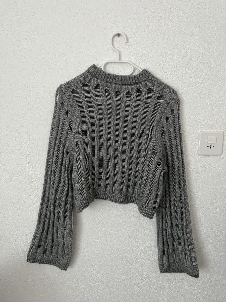 Pullover & Sweatshirts: FB Sister Strickpullover XS, grau, top Zustand – Neu (gemäss Beschreibung) aus Aesch BL von Yezdam 2