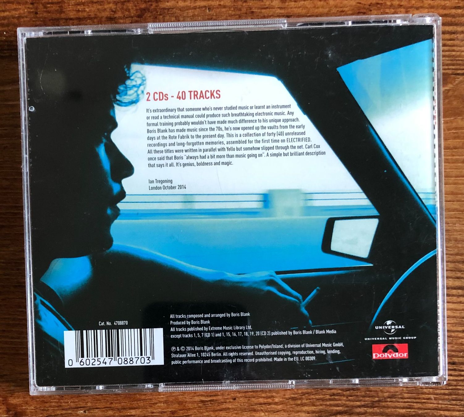 CD: Boris Blank – Electrified 2CD, Synth-Pop, Yello, Experiment – Usato da Luzern venduto da Schlafenicht00 1