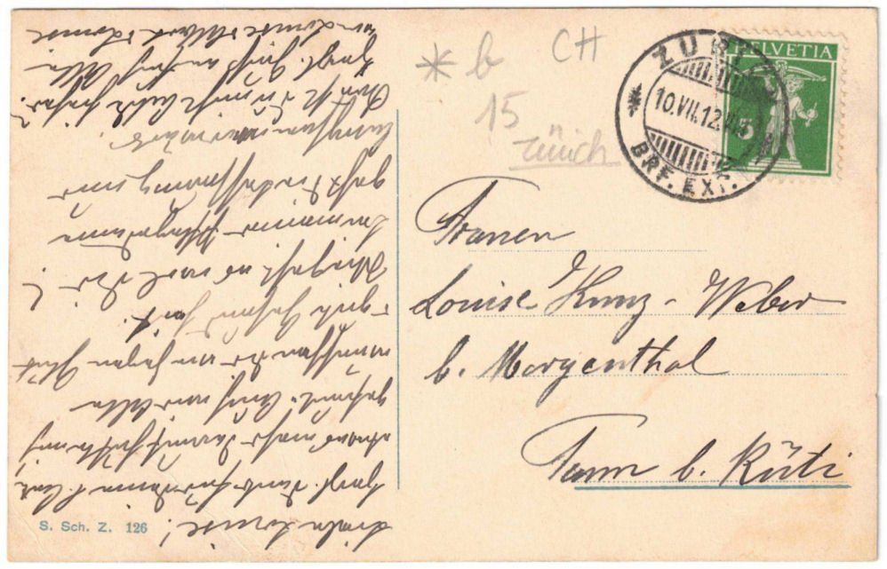 Cartoline postali: Zürich - Dolder mit Standseilbahn – Usato da Binningen venduto da Mountainrider 1