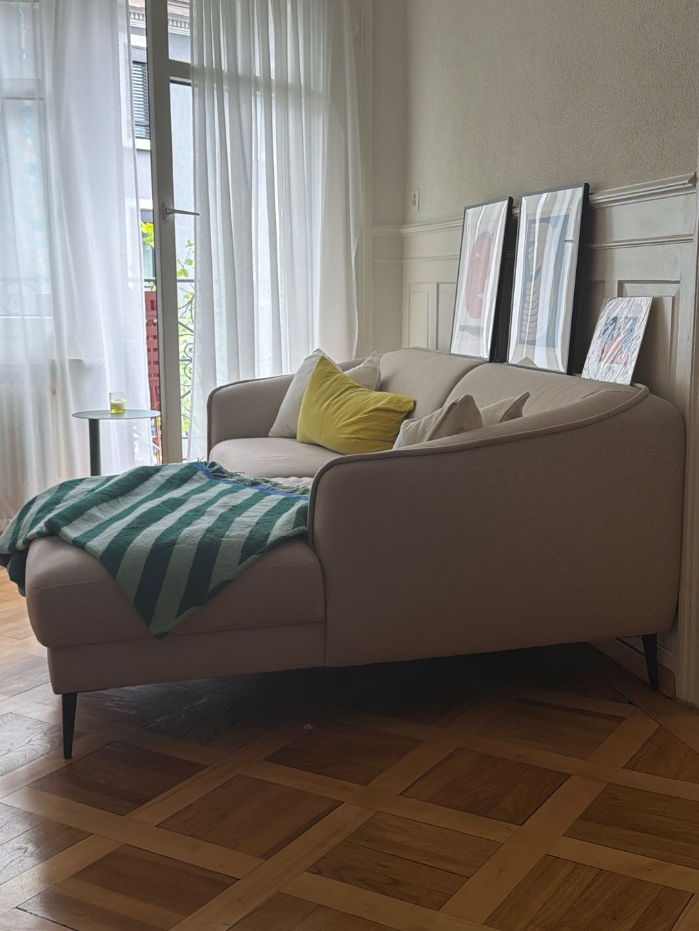 Livique Sofas: Ecksofa beige Stoff gute Form – Gebraucht aus Zürich von jil_mhx9 3