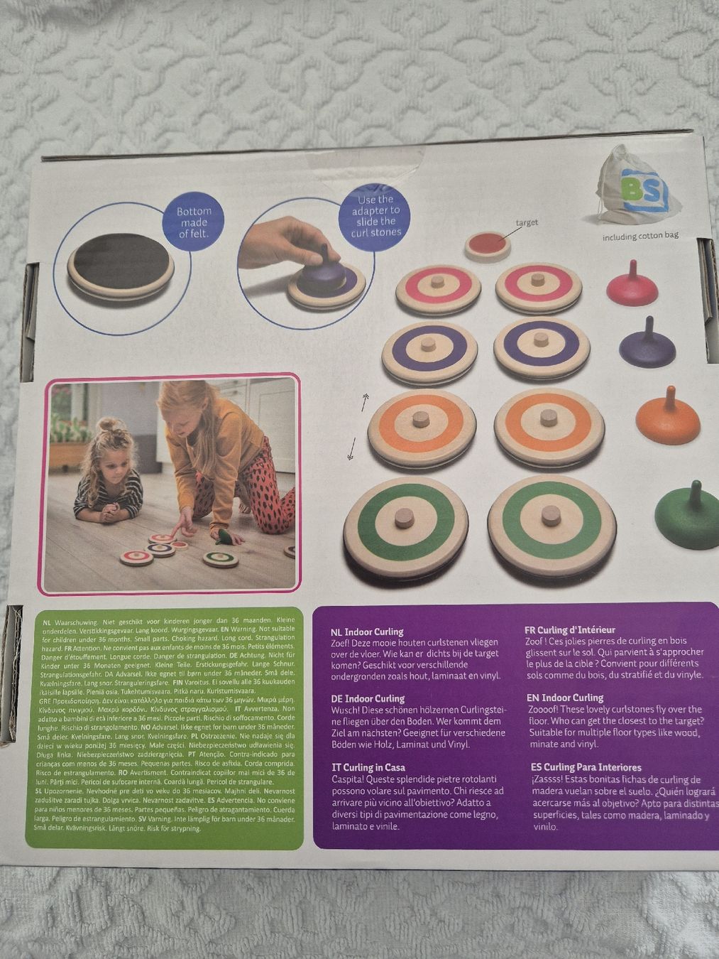 Giochi: Indoor Curling – Nuovo e nell'imballaggio originale da Wettingen venduto da mus_gsb5 1