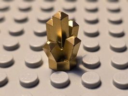 Lego Kristall metallic gold
