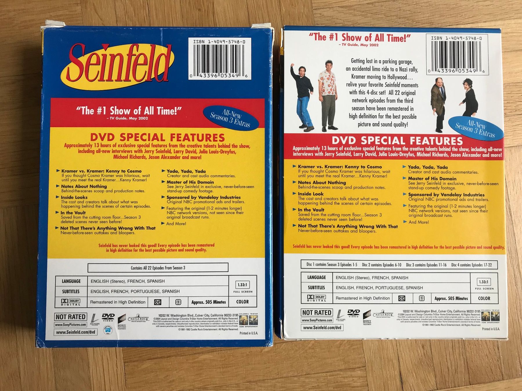 Tutti i DVDs: Seinfeld - Season 3 - DVD – Usato da Zürich venduto da Malcom 4