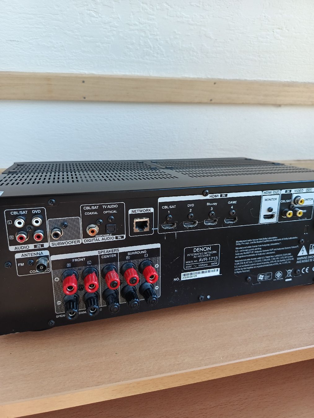 Denon Ricevitori: Denon AVR 1713 Netzwerk Receiver – Usato da Steffisburg venduto da zulg03 4