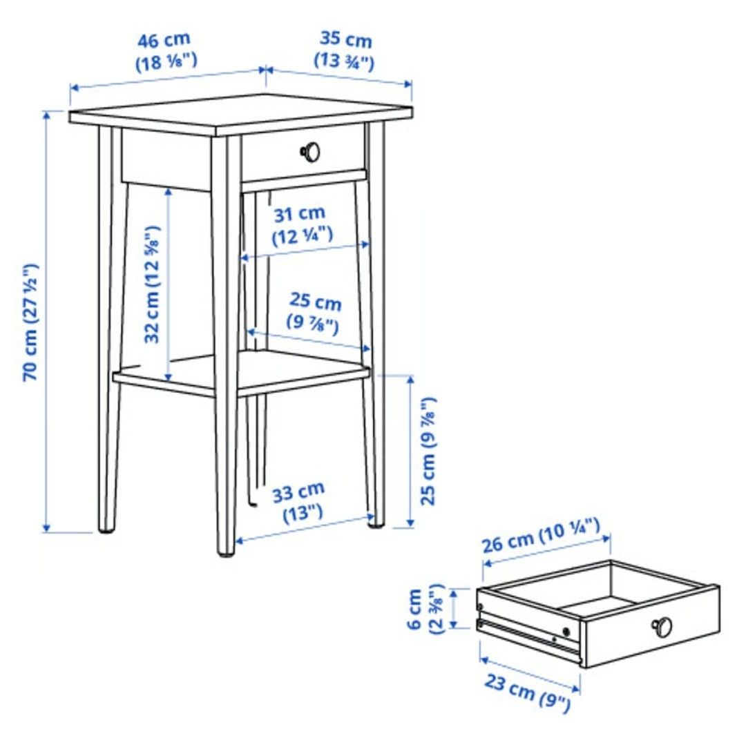 Ikea Nachttische: Hemnes Nachttisch – Neu (gemäss Beschreibung) aus Zürich von lindaline 4
