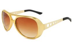 Elvis Sonnenbrille gold-desert Party Brille Kostüm NEU