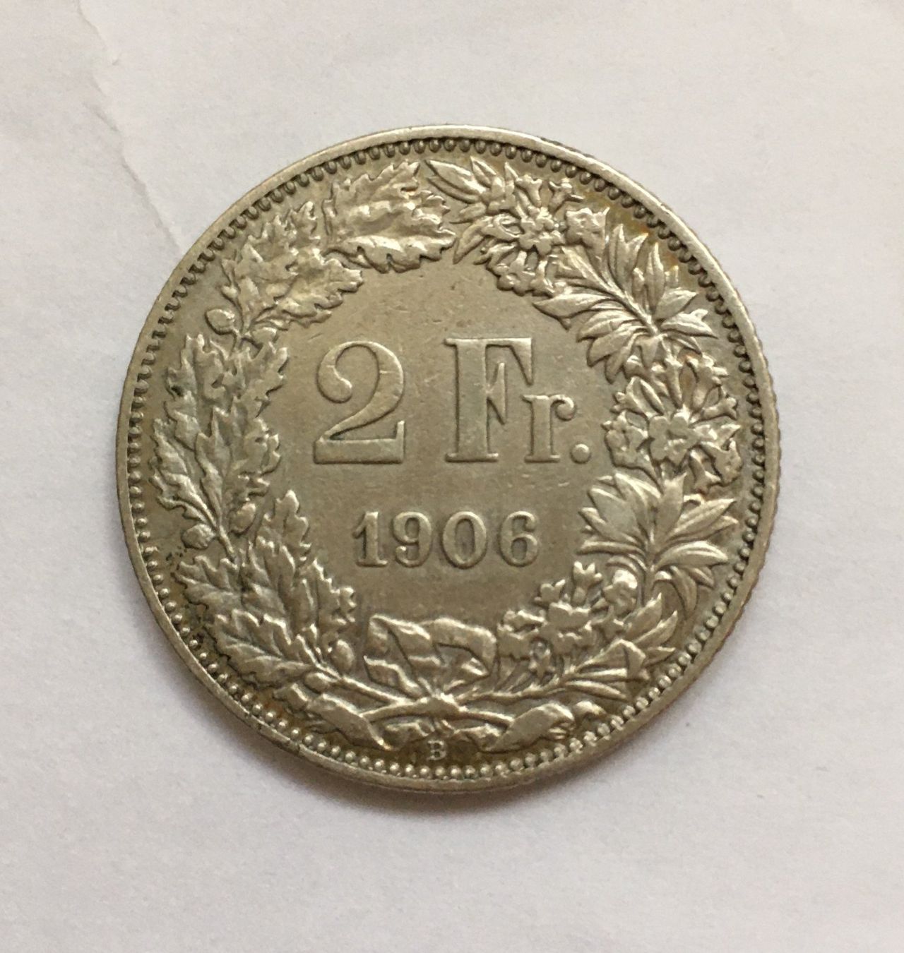Tutti le monete: 1906 2 Franken -vz – Usato da Kirchberg SG venduto da Zenhad69