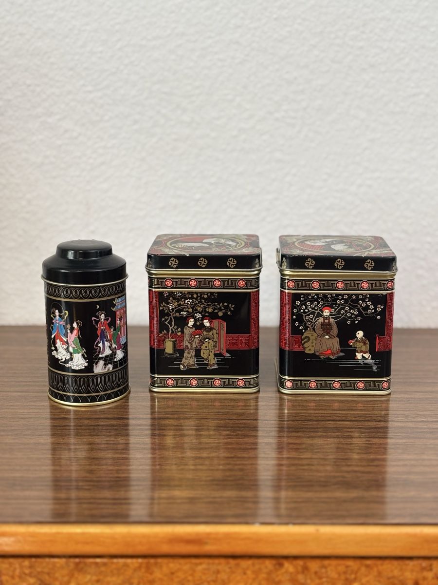 Contenitori & Simili: 3er-Set Teedosen - Japanstil – Usato da Winterthur venduto da JAKU.SPACE 1