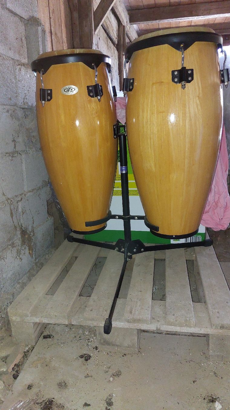 Instruments de musique: Congas Cosmic Percussion und Schlagzeug – Défectueux à Seedorf BE par Frinlin