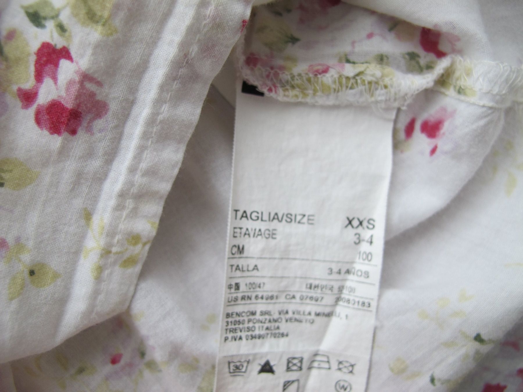 Camicette, T-shirt & Top: Bluse Mädchen Benetton Baby Gr. 98 – Usato da Rheinfelden venduto da zwitschi_09 3