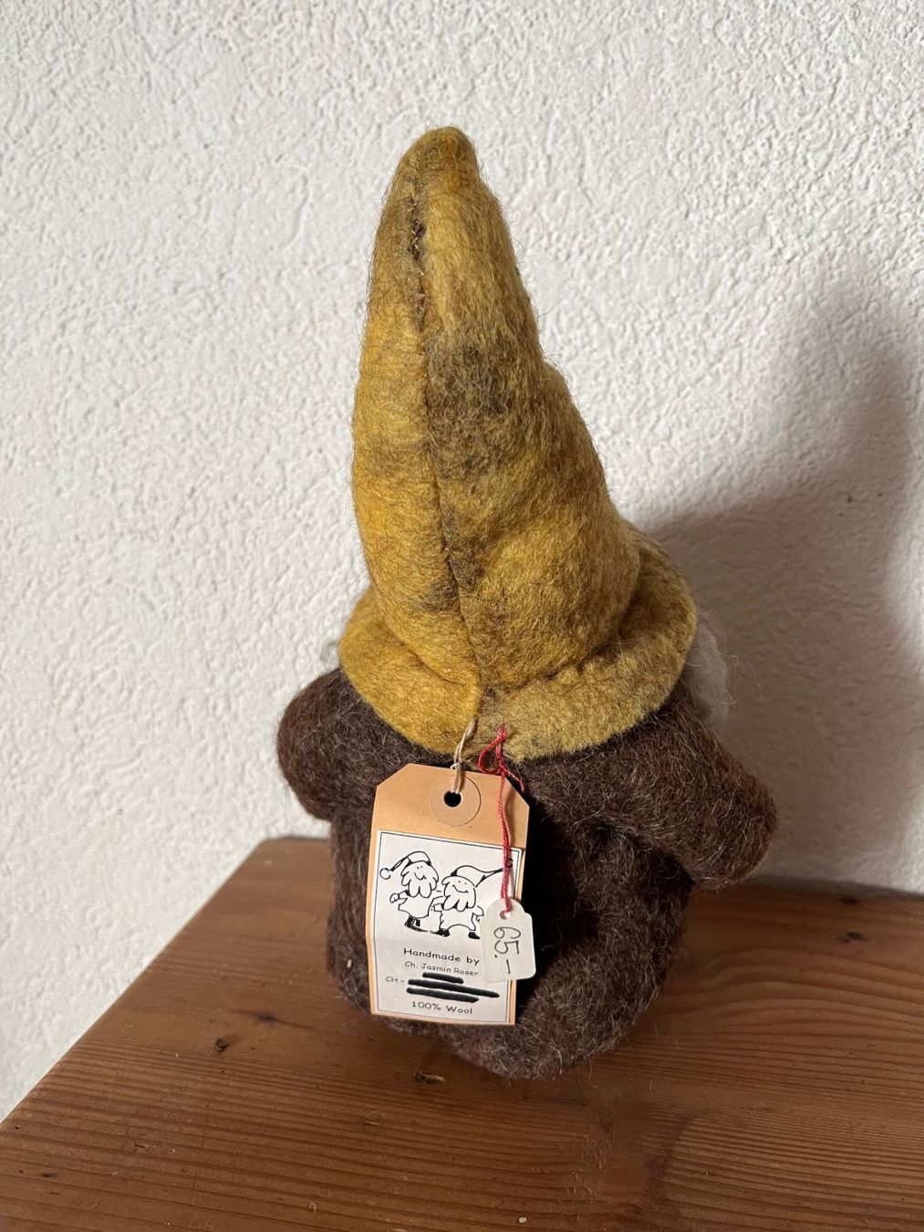 Figuren: Filz Zwerg Waldorf – Neu (gemäss Beschreibung) aus Arboldswil von  5