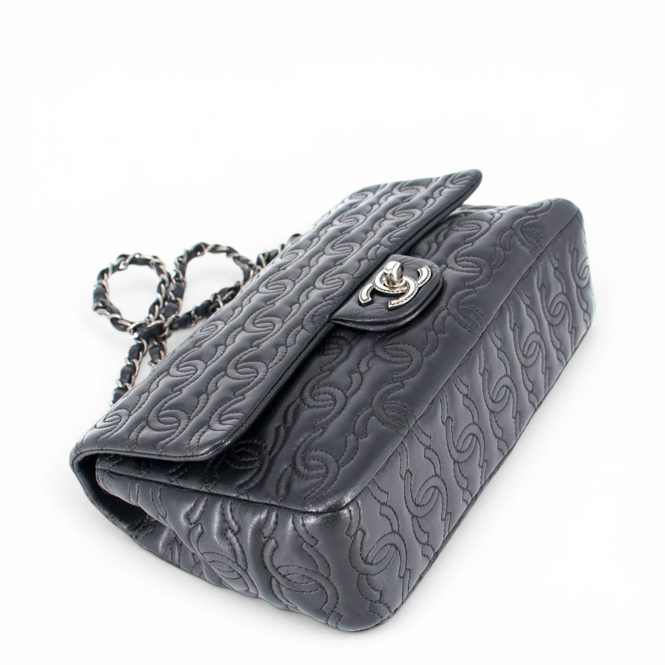Chanel Borse da donna: Chanel CC stitch single flap schwarz – Usato da Binningen venduto da Designerlabels 6