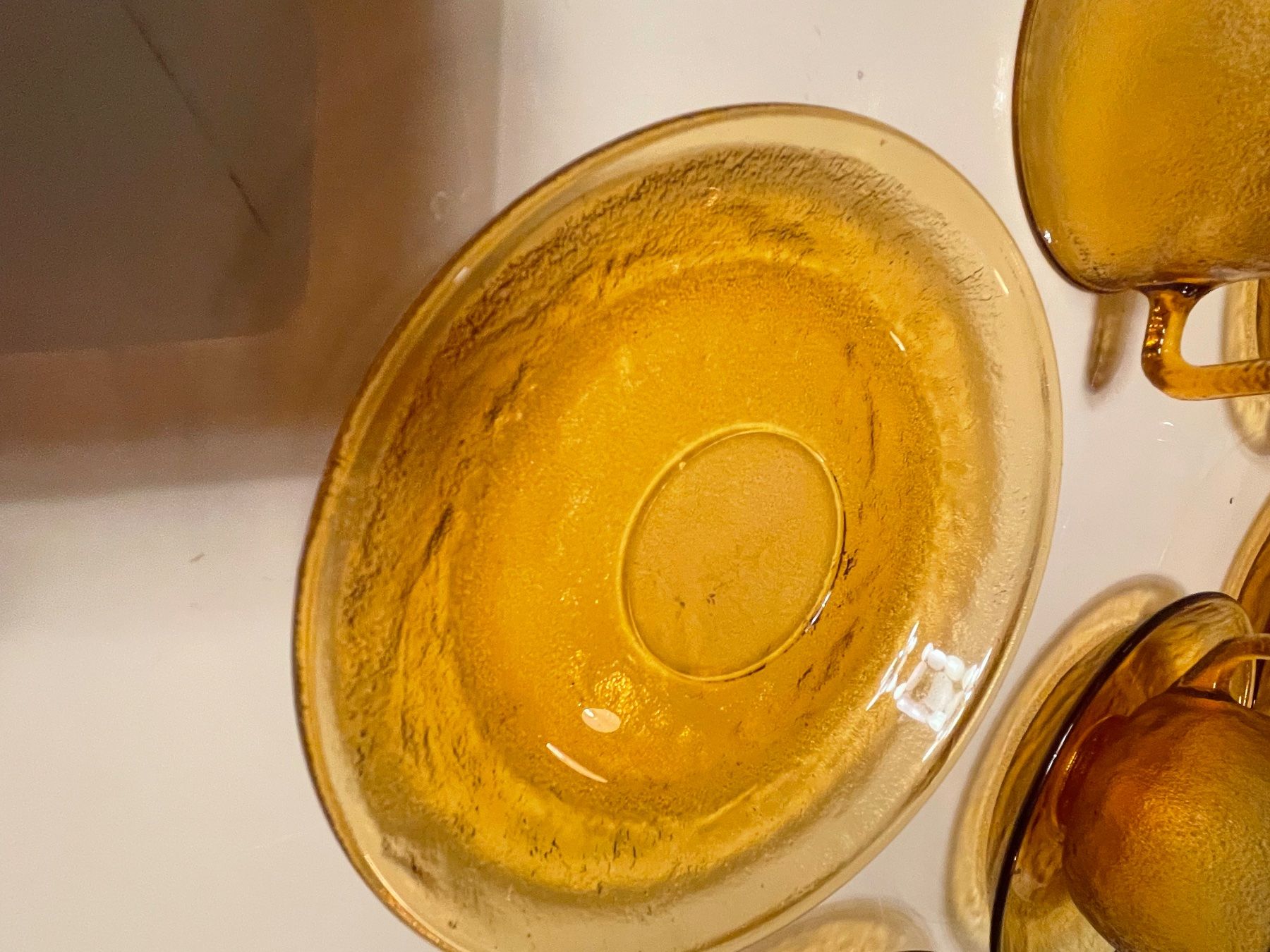 Tazze: Kaffeeservice x6 Amber Glas Kaffeetassen Antik – Usato da Zürich venduto da Arcana_Fail 4