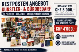 Papeterie-Restposten Originalverpackte Markenware UVP ca