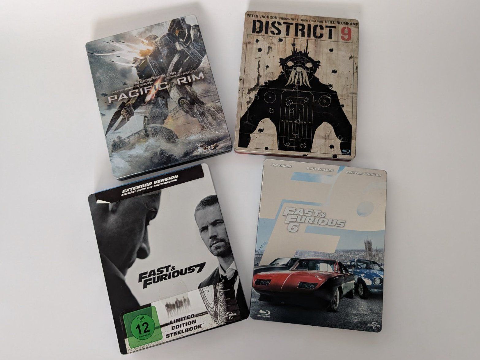 Tutti i DVDs: 4 Blu-ray Steelbooks – Usato da Ostermundigen venduto da TradeLab