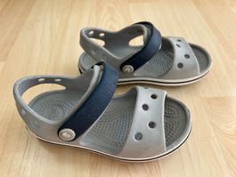 Crocs Crocband sandals C8 Gr.24-25, Grau/blau