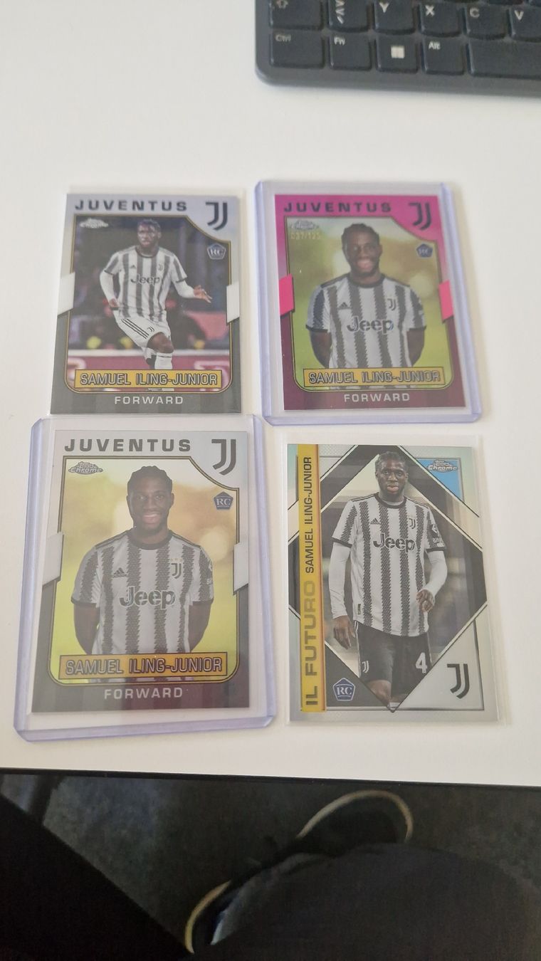 Topps Carte collezionabili: Juventus Samuel Iling-Junior Karten Set, Top Zustand! – Nuovo (secondo la descrizione) da Zürich venduto da limmatschwimmer