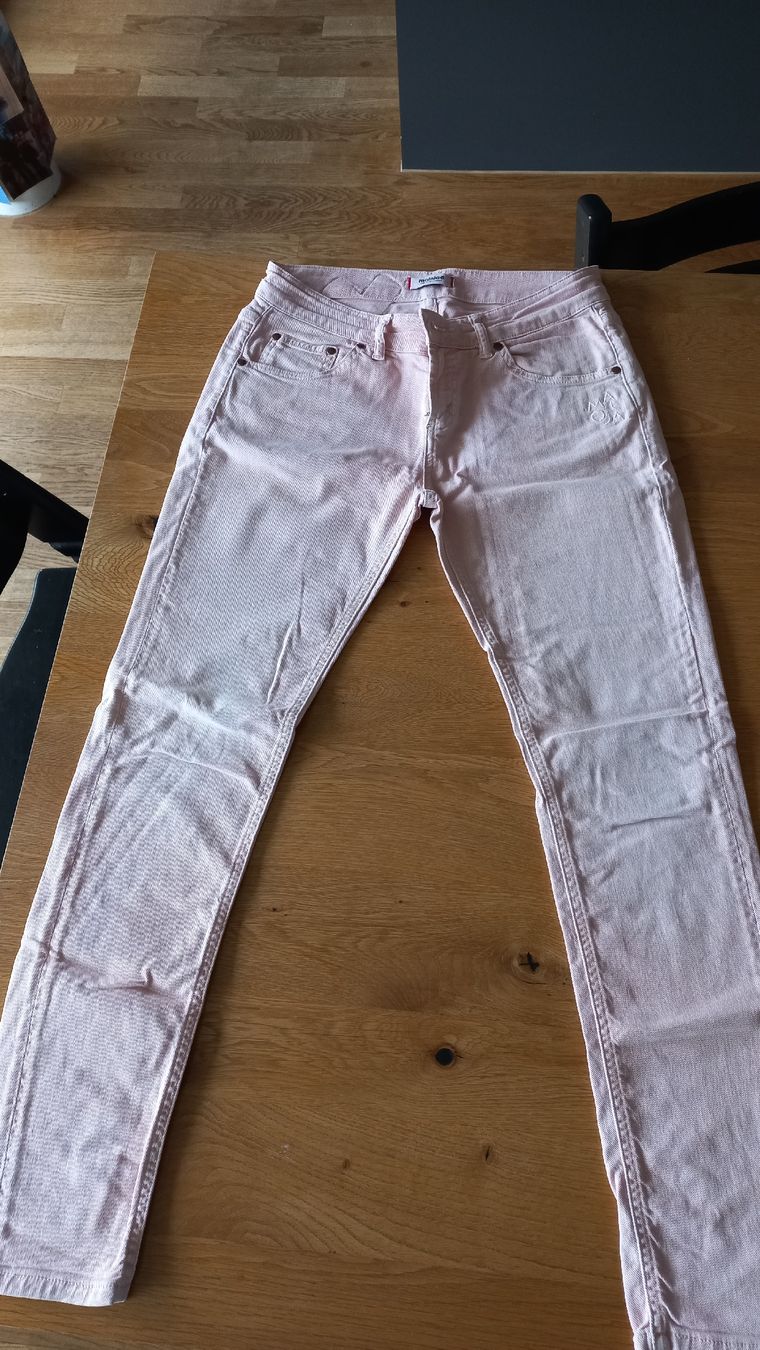 Maloja Hosen: Rosafarbene Jeans von Maloja – Gebraucht aus Luzern von Andiaw