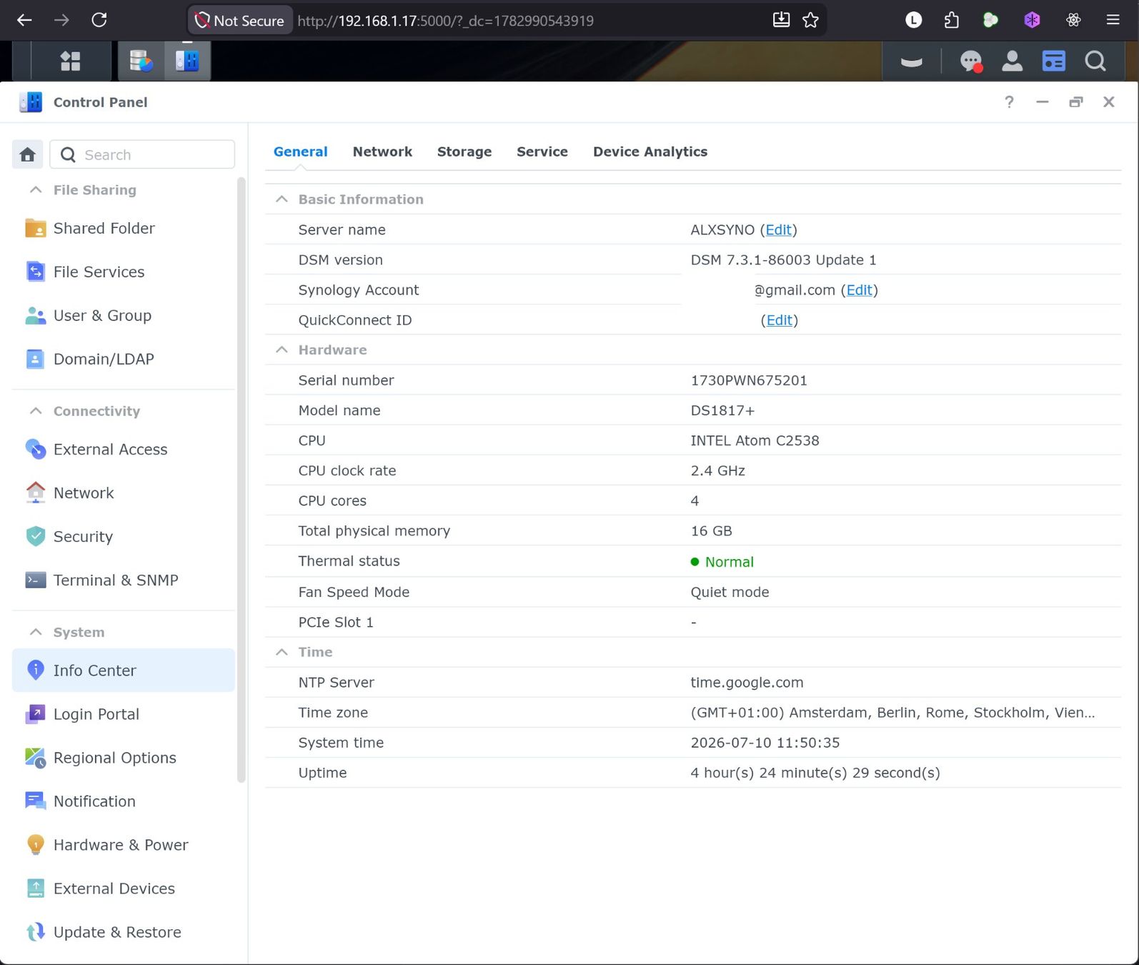 Synology Server: Synology Diskstation DS1817+ mit 16GB RAM und OVP – Usato da Zürich venduto da Lock5151 4