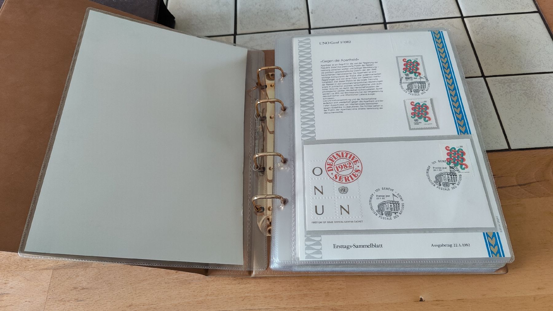 Album: Unicef UNO Flags Sammlung, Genf (L15) – Usato da Neuenhof venduto da bro_9zsg 1