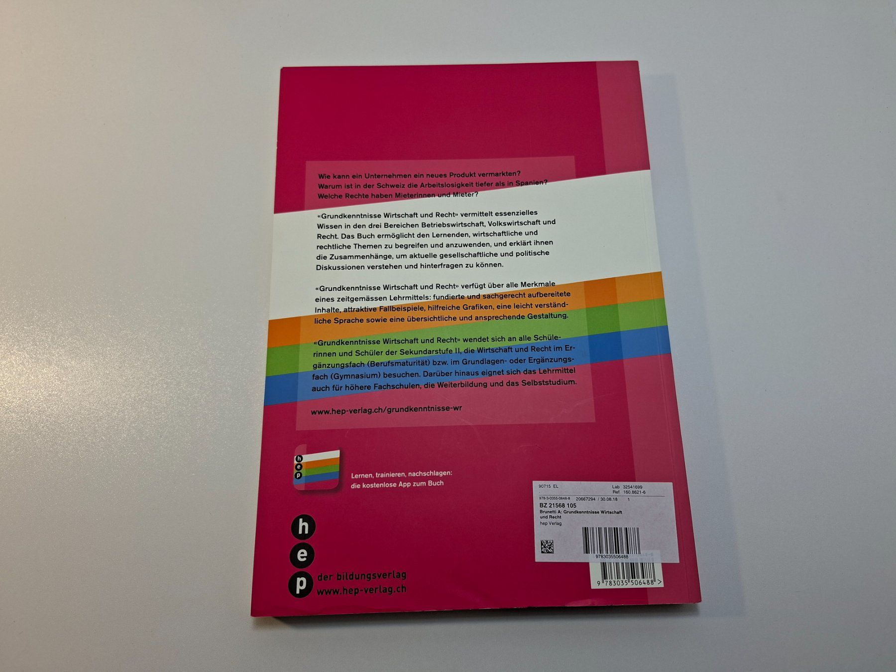 Libri: Grunkenntnisse:  Wirtschaft und Recht – Usato da Fulenbach venduto da jue_m7rs 1