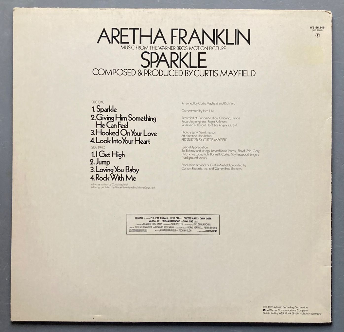 Schallplatten: ARETHA FRANKLIN - SPARKLE – Gebraucht aus Poliez-Pittet von Newtown-Records 1