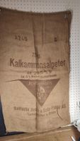 Wunderschöner alter Jutesack Nr 7 Kalkammonsalpeter