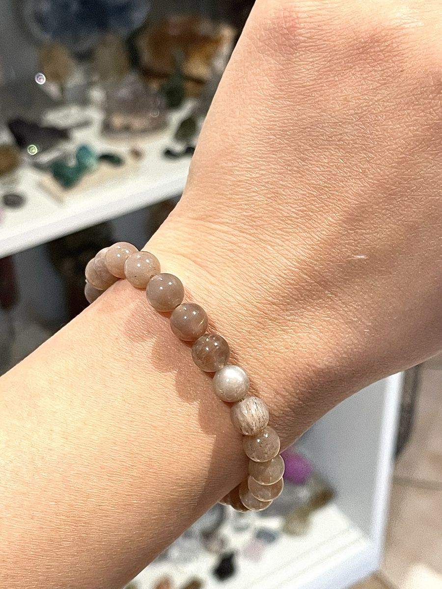 Armbänder & -reifen: Elegantes Mondstein Armband 7mm – Neu und originalverpackt aus Schiers von sisikristall 1
