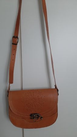 Tasche, Umhängetasche, Naturleder, Atelier Arbeit