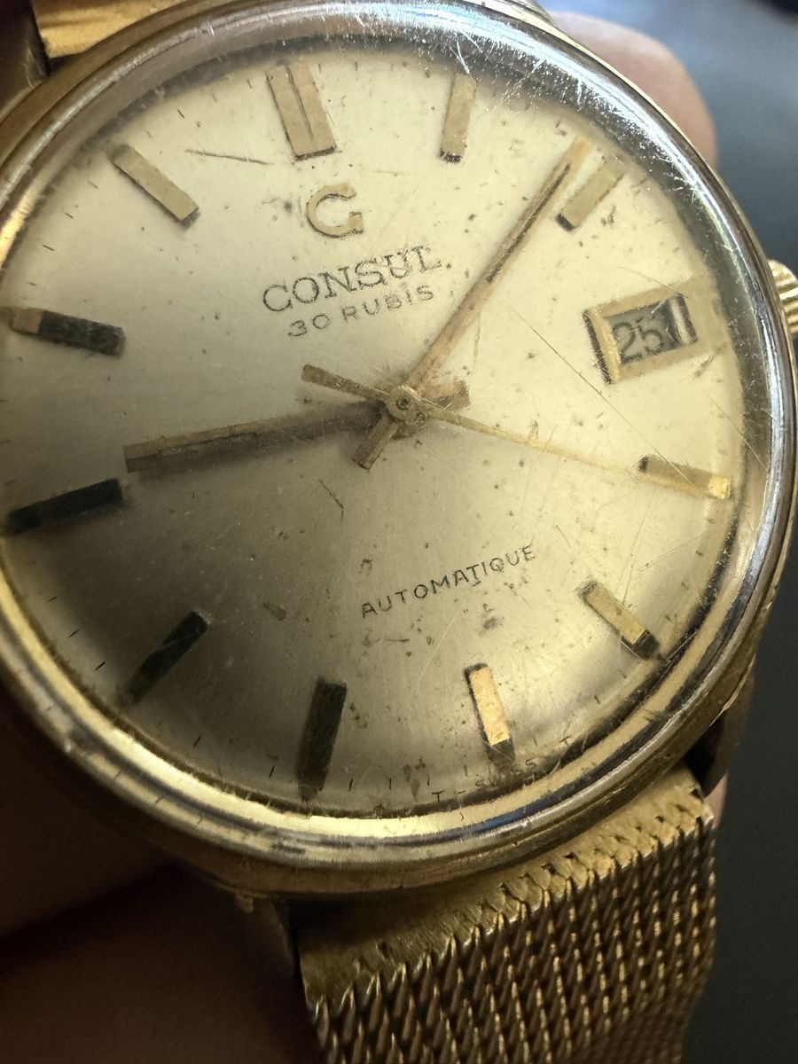 Orologi: Vintage CONSUL 1440 Automatic  – Usato da Baden venduto da noli.r 5