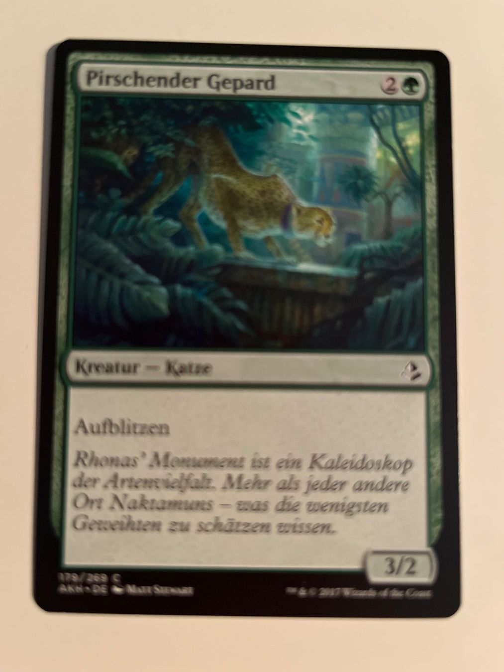 Magic The Gathering Carte collezionabili: 1 x Pirschender Gepard - Magic: The Gathering - MtG – Usato da Kriens venduto da Shadi1980