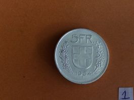 5 francs  1954  Très Belle