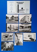 DAS BAUHAUS DESSAU II. Serie 8 Fotos n. Aufn. Roger Rössing