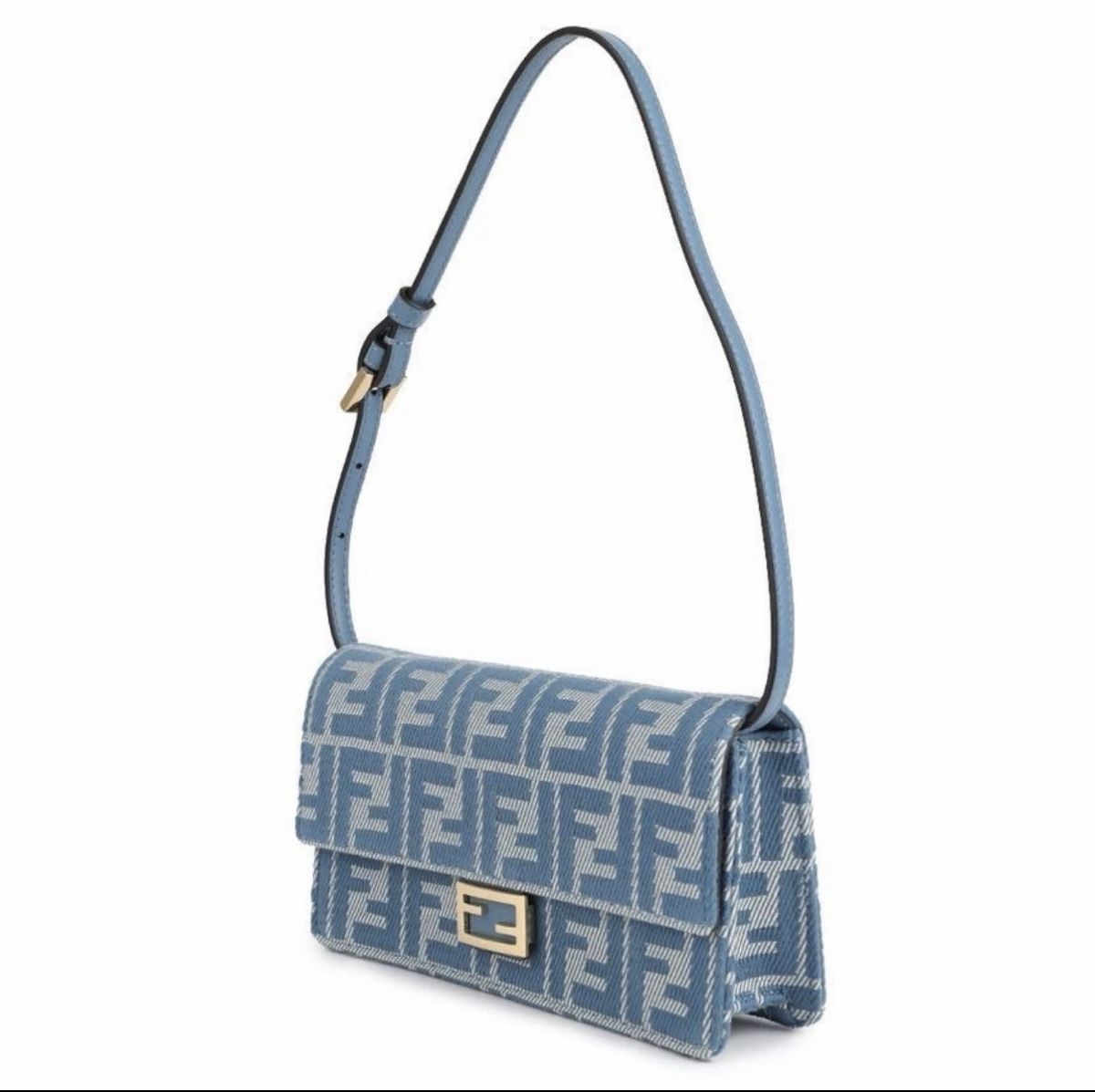 Fendi Borse da donna: Fendi Baguette FF Jacquard Denim – Nuovo (secondo la descrizione) da Chur venduto da tince07 2