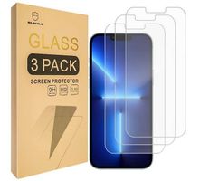 3 Verres Trempé iPhone 14 Plus/13 Pro Max écran protect 9H
