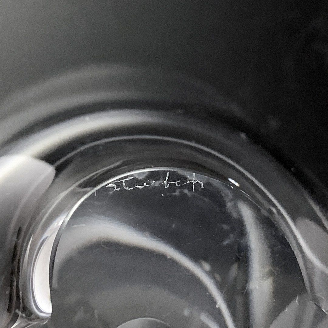 Bicchieri: Steuben Trefoil Glas Schale - Designklassiker – Usato da Luzern venduto da downtonabbey 3